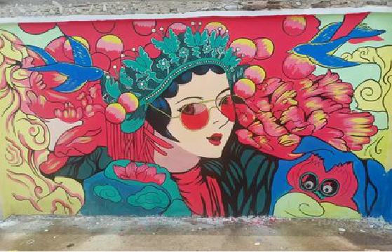 连云港墙体彩绘-网红墙