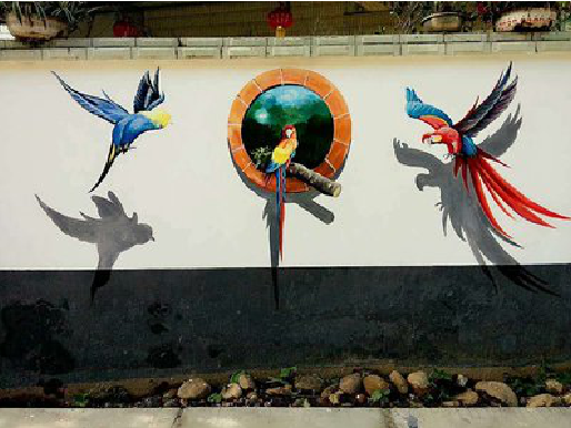 连云港视觉错位-3D墙绘设计