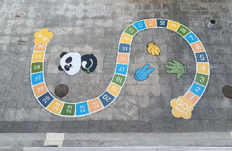 连云港地面游戏彩绘