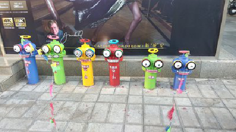 连云港商业区彩绘