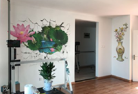 连云港墙体彩绘相比墙纸的优势。