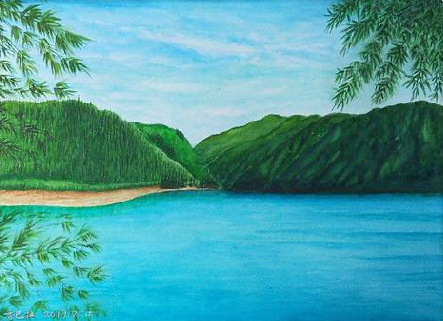 连云港在墙绘中，如何绘画绿水青山？