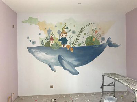 连云港手绘墙的特点及优势。